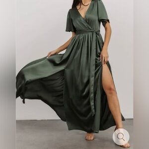 Baltic Born Deep Green Maxi Dress